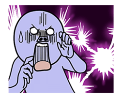 An annoying man It moves. part4 sticker #15741128