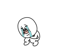 An annoying man It moves. part4 sticker #15741129