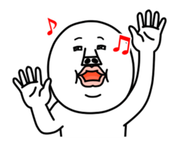 An annoying man It moves. part4 sticker #15741131