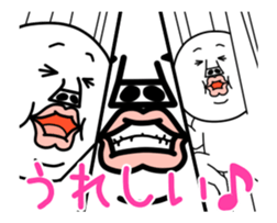 An annoying man It moves. part4 sticker #15741132