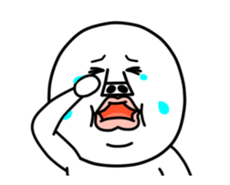 An annoying man It moves. part4 sticker #15741133