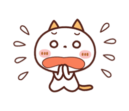 NIKONYAN [used daily] simple sticker sticker #15741510