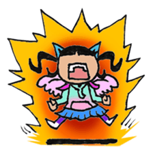 Aoko and angel is fine sticker sticker #15741680