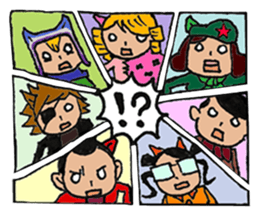 Aoko and angel is fine sticker sticker #15741681