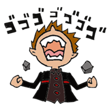 Aoko and angel is fine sticker sticker #15741686