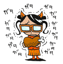 Aoko and angel is fine sticker sticker #15741697