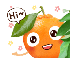 Baozou orange sticker #15742450