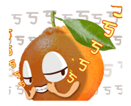 Baozou orange sticker #15742457