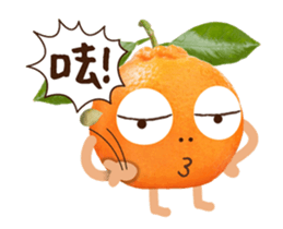 Baozou orange sticker #15742458