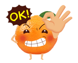 Baozou orange sticker #15742464