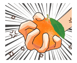 Baozou orange sticker #15742465