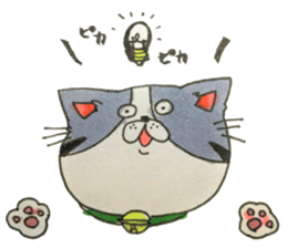 japanese cat kinako sticker #15742828