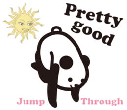 Yoga Poses Book of Mochi Panda 3 sticker #15742867