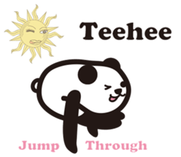 Yoga Poses Book of Mochi Panda 3 sticker #15742868