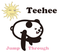 Yoga Poses Book of Mochi Panda 3 sticker #15742868