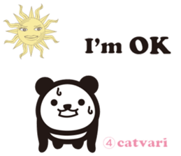 Yoga Poses Book of Mochi Panda 3 sticker #15742875