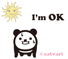 Yoga Poses Book of Mochi Panda 3 sticker #15742875