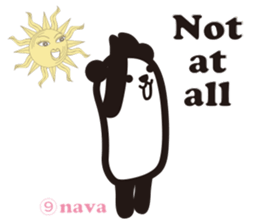 Yoga Poses Book of Mochi Panda 3 sticker #15742880