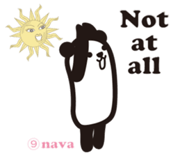 Yoga Poses Book of Mochi Panda 3 sticker #15742880