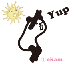 Yoga Poses Book of Mochi Panda 3 sticker #15742883