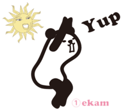 Yoga Poses Book of Mochi Panda 3 sticker #15742883