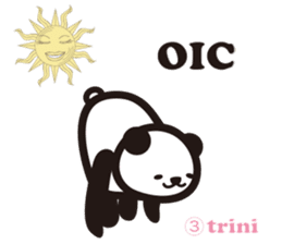 Yoga Poses Book of Mochi Panda 3 sticker #15742885
