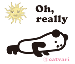 Yoga Poses Book of Mochi Panda 3 sticker #15742886