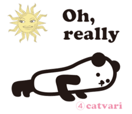 Yoga Poses Book of Mochi Panda 3 sticker #15742886