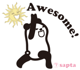 Yoga Poses Book of Mochi Panda 3 sticker #15742889