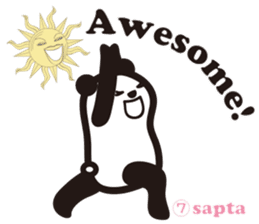 Yoga Poses Book of Mochi Panda 3 sticker #15742889