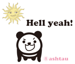 Yoga Poses Book of Mochi Panda 3 sticker #15742890