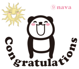 Yoga Poses Book of Mochi Panda 3 sticker #15742891