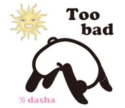 Yoga Poses Book of Mochi Panda 3 sticker #15742892