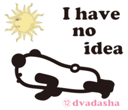 Yoga Poses Book of Mochi Panda 3 sticker #15742894