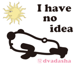 Yoga Poses Book of Mochi Panda 3 sticker #15742894