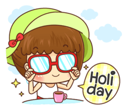 Baan-yen Happy working day sticker #15743568