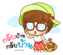 Baan-yen Happy working day sticker #15743569