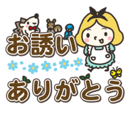 A lovely girl and a hedgehog 3 sticker #15743685