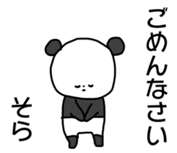 Name sticker Sora can be used sticker #15744008