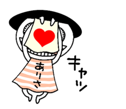 Let's go Arisa chan! sticker #15744456