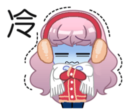 A Pink Hair Lady-Yoyo sticker #15744884