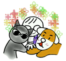 Always us four ! sticker #15745245