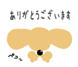 dog sticker (ver toy poodle) sticker #15745522