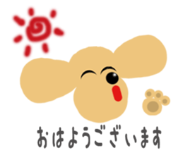 dog sticker (ver toy poodle) sticker #15745523