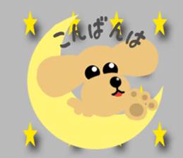 dog sticker (ver toy poodle) sticker #15745526
