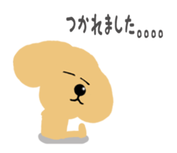 dog sticker (ver toy poodle) sticker #15745554