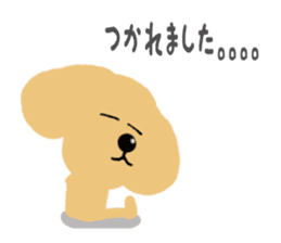 dog sticker (ver toy poodle) sticker #15745554