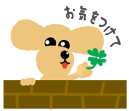 dog sticker (ver toy poodle) sticker #15745556