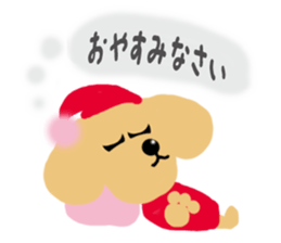 dog sticker (ver toy poodle) sticker #15745558