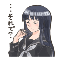 Girls wear middy sticker #15745902